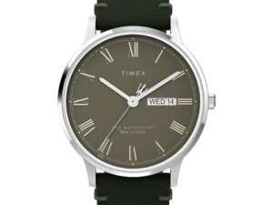 Authentic TIMEX Men 40 mm Stainless Steel Quartz Designer Wristwatch  – TIMEX