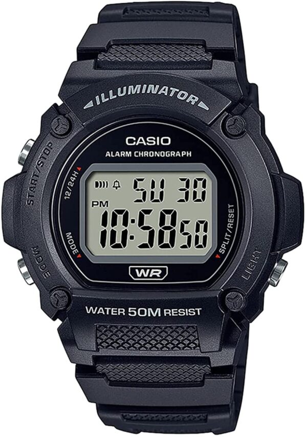 Authentic CASIO COLLECTION & VINTAGE Men 47 mm Resin Quartz Designer Wristwatch  - CASIO SPORT COLLECTION