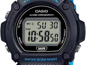 Authentic CASIO COLLECTION & VINTAGE Men 47 mm Resin Quartz Designer Wristwatch  – CASIO SPORT COLLECTION VIVID (Brilliant color)