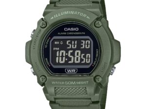 Authentic CASIO COLLECTION & VINTAGE Men 47 mm Resin Quartz Designer Wristwatch  – CASIO SPORT