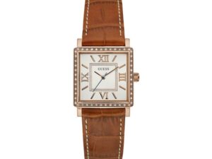 Authentic GUESS Women 28 mm SS IP Rose Gold Quartz Designer Wristwatch  – GUESS