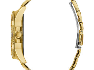 Authentic GUESS Women 40 mm SS IP Gold Quartz Top-Quality Wristwatch  – GUESS