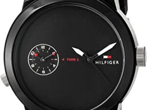 Authentic TOMMY HILFIGER STOCK Men 44 mm Quartz Analog Designer Watch  – TOMMY HILFIGER