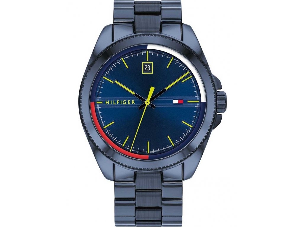 Authentic TOMMY HILFIGER STOCK Men 44 mm Quartz Analog Elegant Watch  – TOMMY HILFIGER