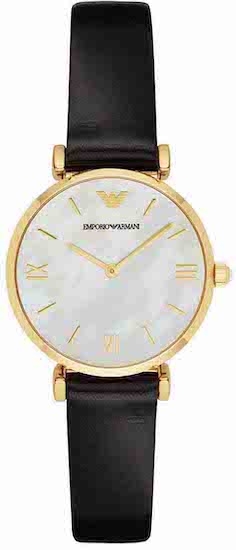 Authentic EMPORIO ARMANI Women 32 mm SS IP Gold Quartz Top-Quality Wristwatch  – EMPORIO ARMANI WATCHES