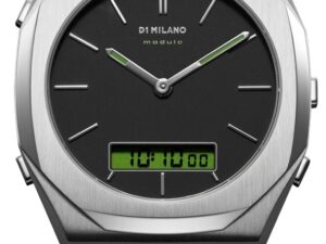 Authentic D1 MILANO Men 40.5 mm Stainless Steel Quartz Exclusive Wristwatch  – Sapphire Glass – D1 MILANO