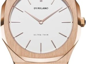 Authentic D1 MILANO Women 38 mm SS IP Gold Quartz Exclusive Wristwatch  – Sapphire Glass – D1 MILANO