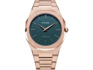 Authentic D1 MILANO Women 38 mm SS IP Rose Gold Quartz Exclusive Wristwatch  – Sapphire Glass – D1 MILANO