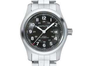 Authentic HAMILTON Men 42 mm Stainless Steel Premium Wristwatch  – Sapphire Glass – HAMILTON