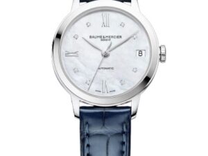 Authentic BAUME&MERCIER Women 31 mm Stainless Steel Luxurious Wristwatch  – Sapphire Glass – BAUME & MERCIER