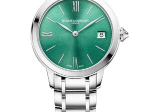 Authentic BAUME&MERCIER Women 31 mm Stainless Steel Quartz Luxurious Wristwatch  – Sapphire Glass – BAUME&MERCIER