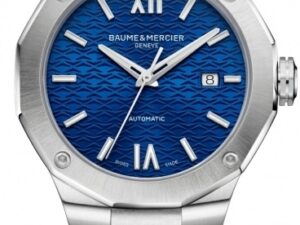 Authentic BAUME&MERCIER Men 42 mm Stainless Steel Luxurious Wristwatch  – Sapphire Glass – BAUME & MERCIER