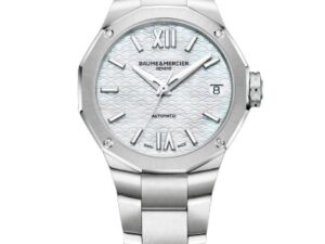 Authentic BAUME&MERCIER Women 33 mm Stainless Steel Luxurious Wristwatch  – Sapphire Glass – BAUME & MERCIER