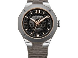 Authentic BAUME&MERCIER Men 39 mm Stainless Steel & Titanium Luxurious Wristwatch  – Sapphire Glass – BAUME & MERCIER