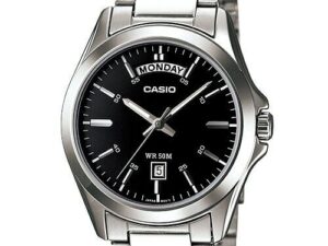 Authentic CASIO COLLECTION & VINTAGE Men 45 mm Stainless Steel Quartz Designer Wristwatch  – CASIO COLLECTION