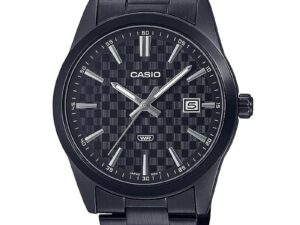 Authentic CASIO COLLECTION & VINTAGE Men 41 mm SS IP Black Designer Wristwatch  – CASIO COLLECTION