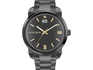 Authentic TRUSSARDI Men 40 mm Stainless Steel Quartz Elegant Wristwatch  – TRUSSARDI