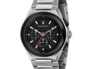 Authentic MASERATI Men 43 mm Stainless Steel Quartz Top-Quality Wristwatch  – MASERATI