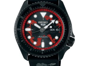 Authentic SEIKO 5 Men 42.5 mm SS IP Black Premium Wristwatch  – Sapphire Glass – SEIKO 5