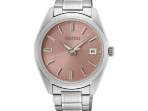 Authentic SEIKO Men 40 mm Stainless Steel Quartz Top-Quality Wristwatch  – Sapphire Glass – SEIKO